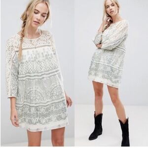 Free People Sun Daze Mini Dress Size Medium